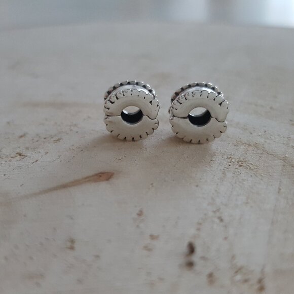 Retired Pandora  Clip with Beaded Accent - Picture 3 of 4